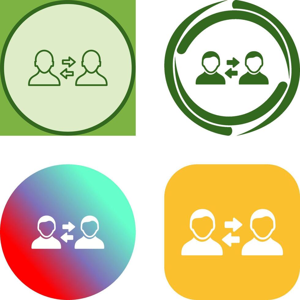 Unique Consulting Services Icon Design vector