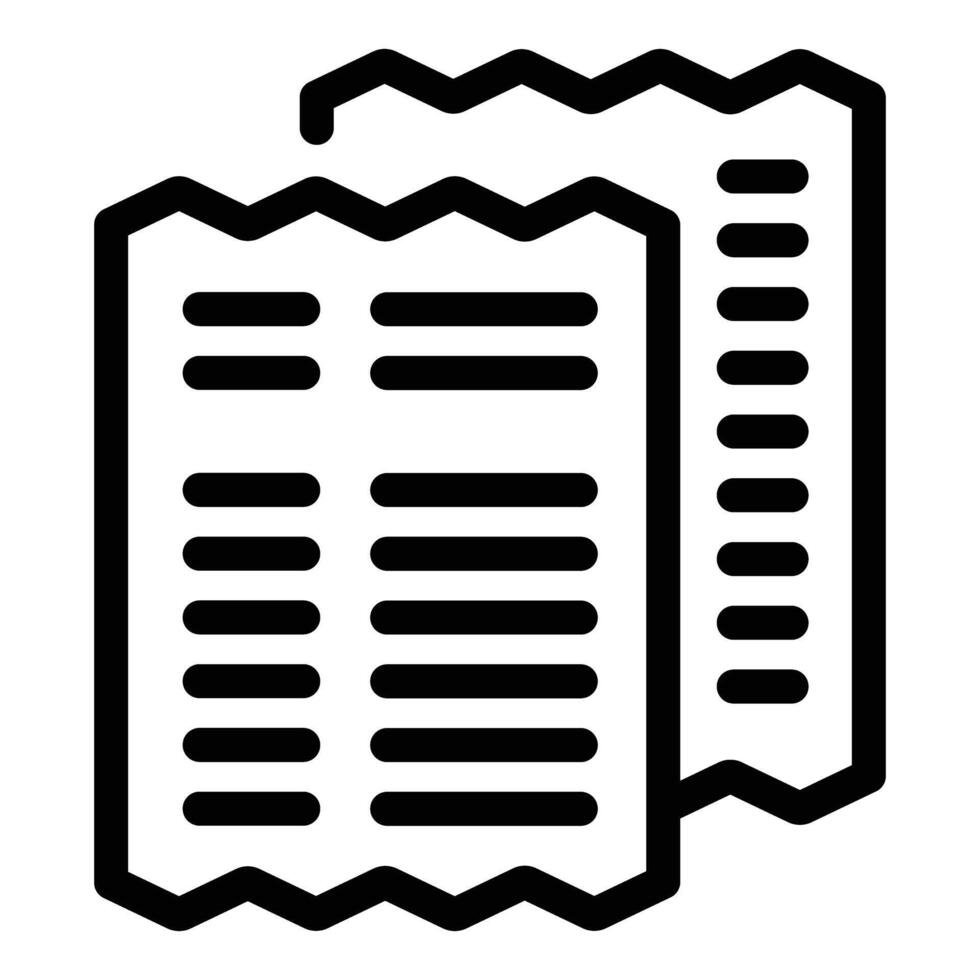Torn paper icon illustration vector