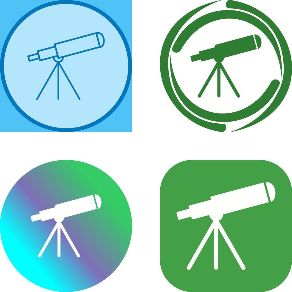 Telescope Icon Design vector