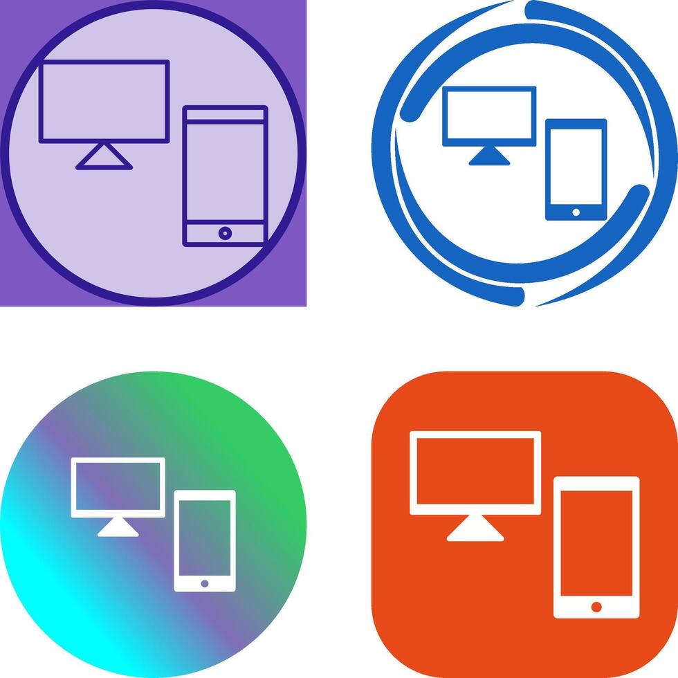 Devices Icon Design vector