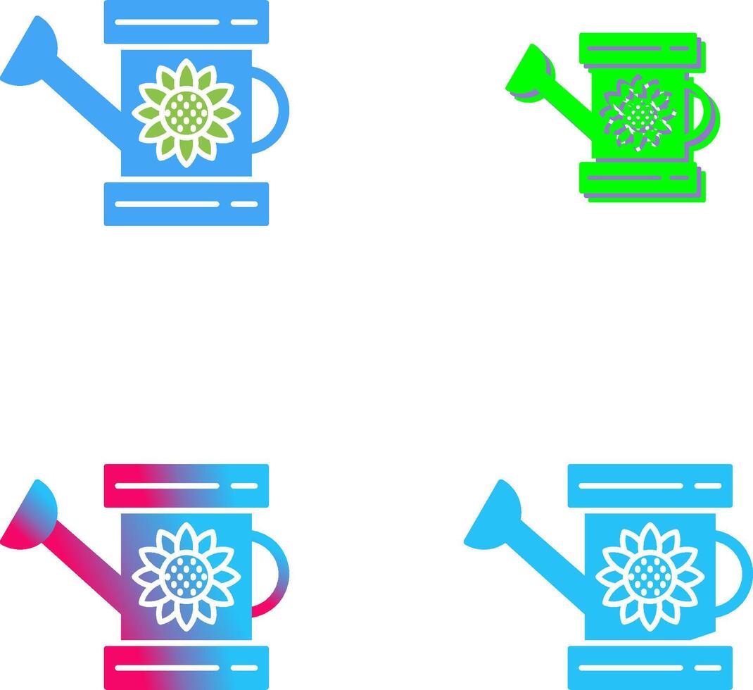 Watering Can Icon Design vector