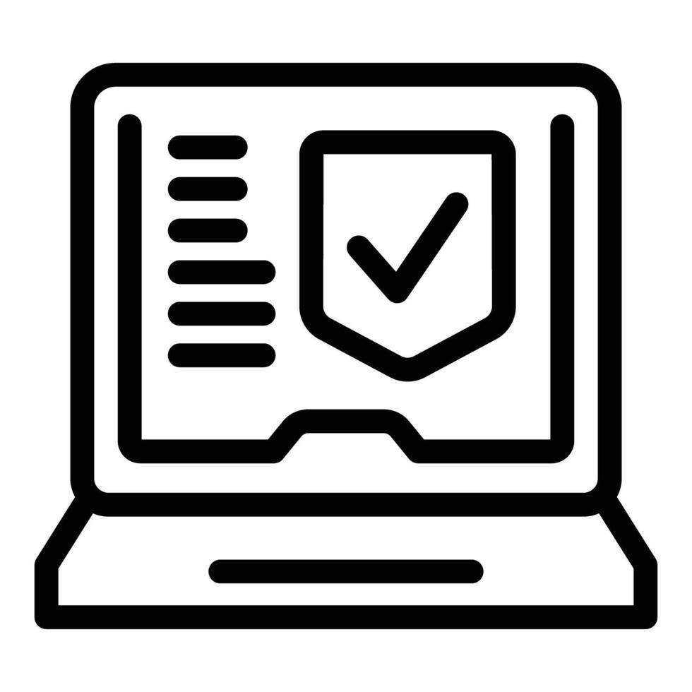 Secure online browsing concept icon vector