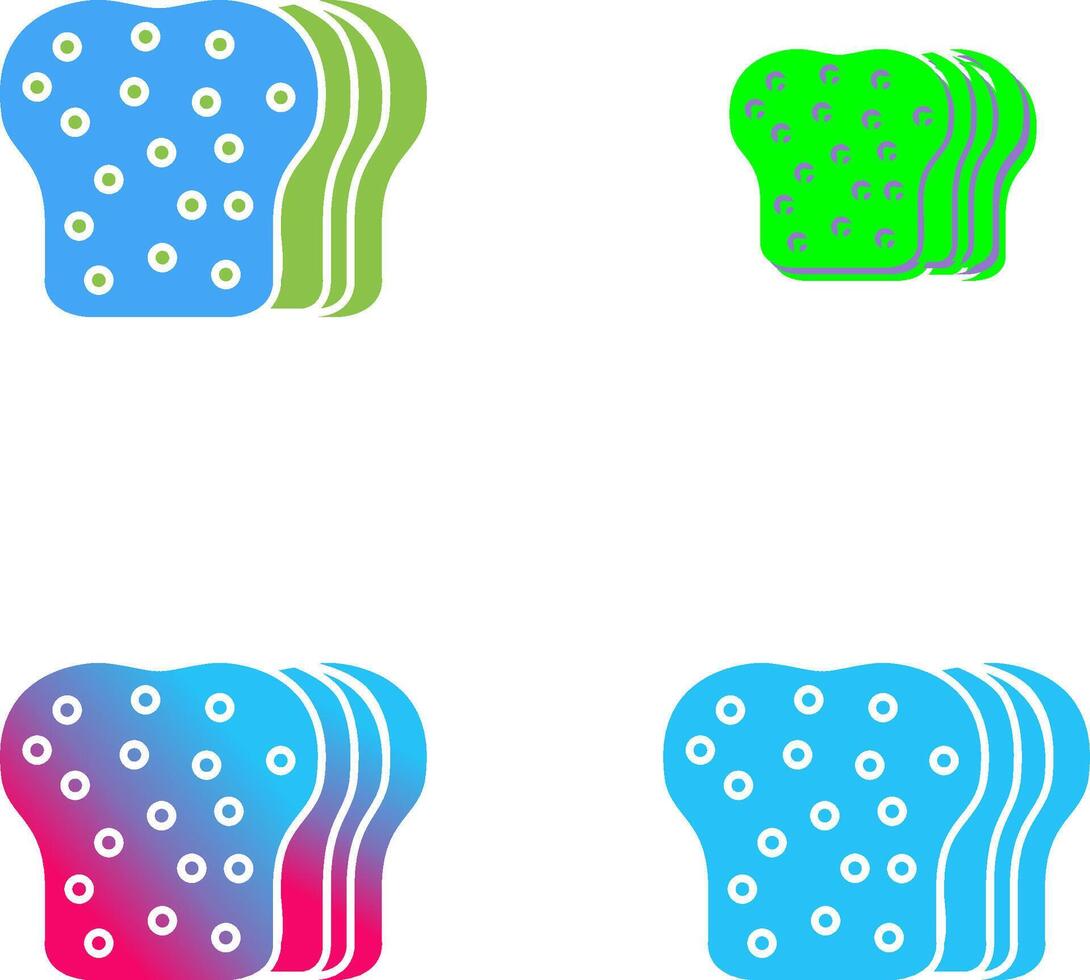 Bread Icon Design vector