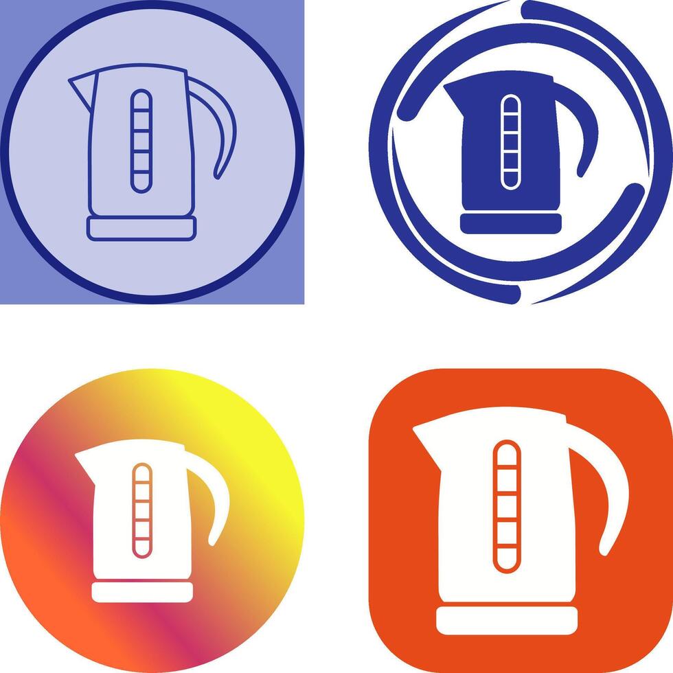 Kettle Icon Design vector