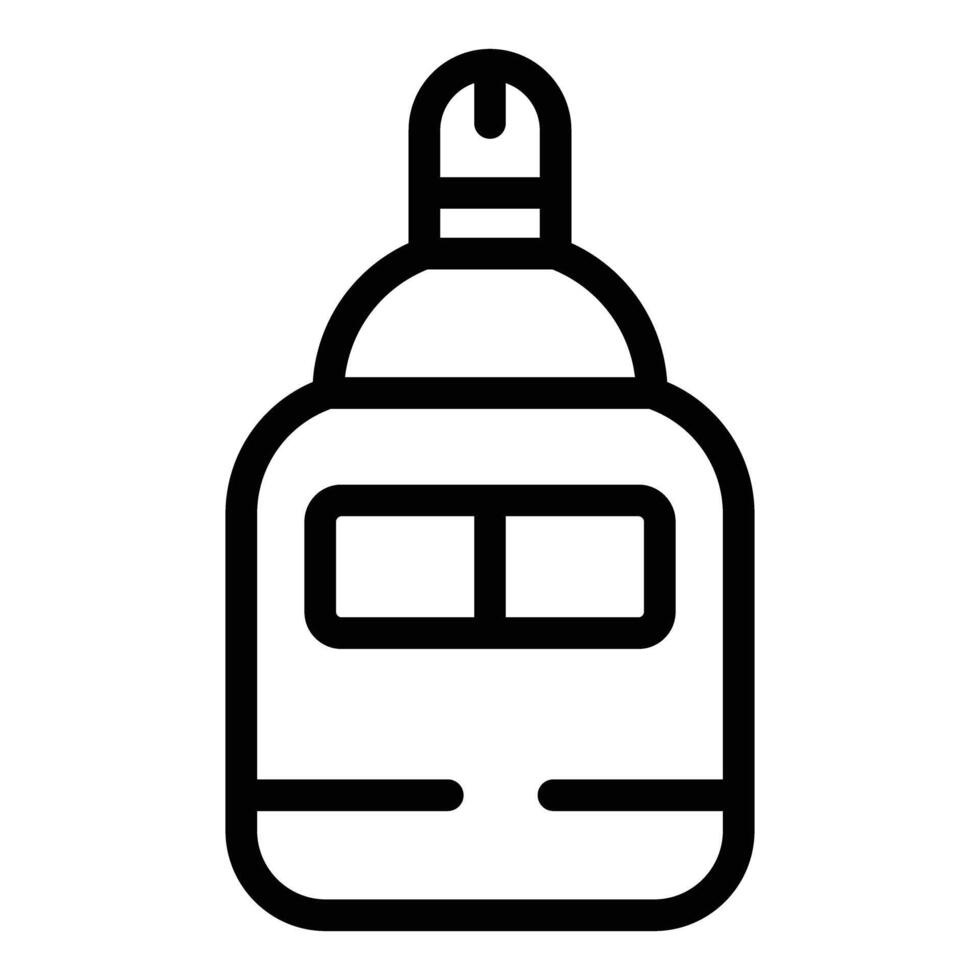 Glue bottle line icon illustration vector