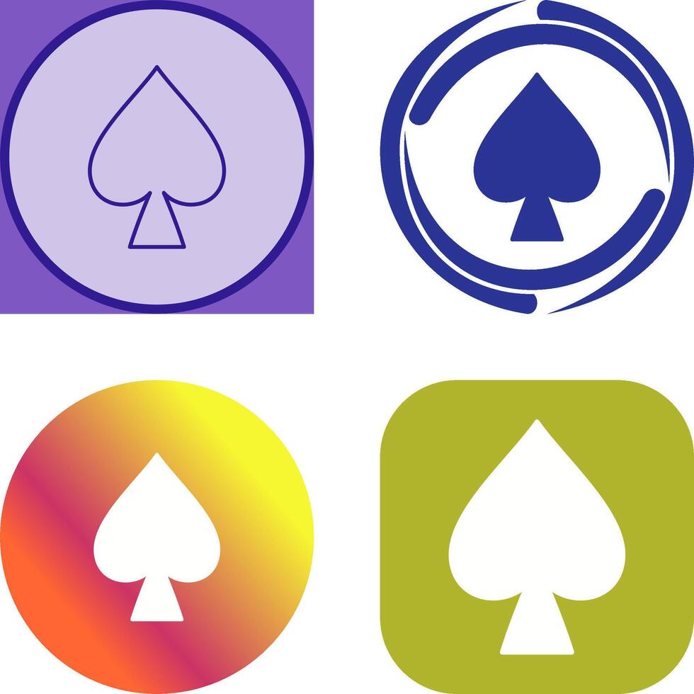 Spade Icon Design vector