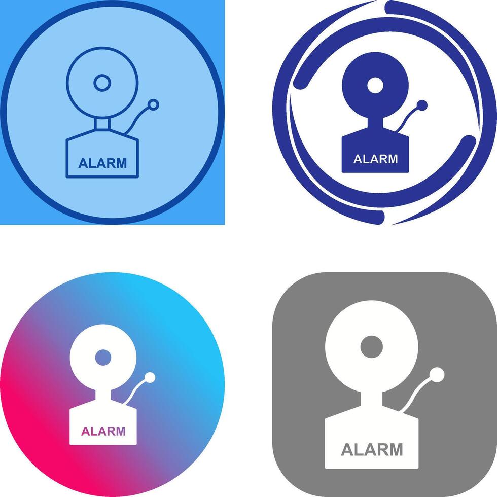 Alarms Icon Design vector