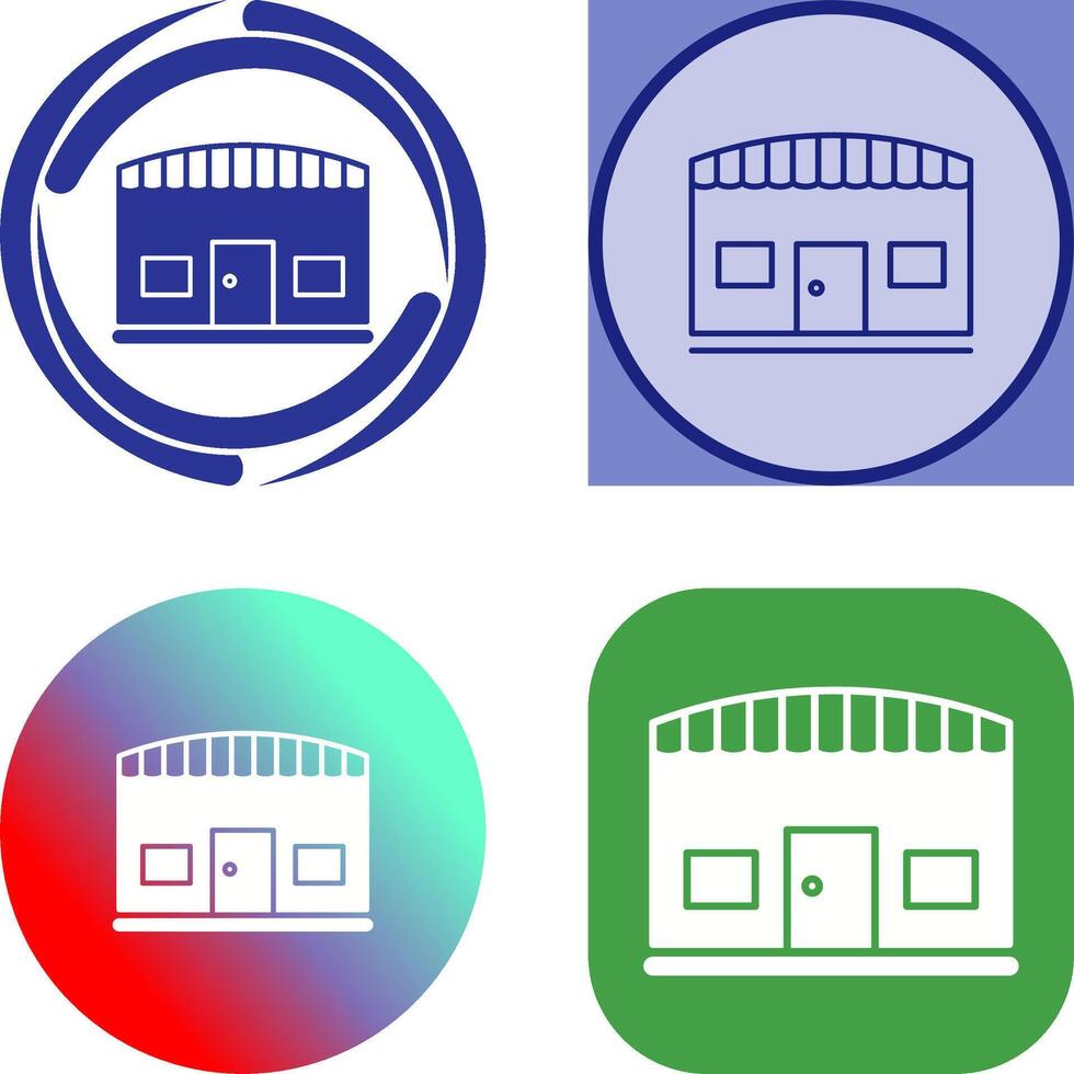 Unique Store Icon Design vector