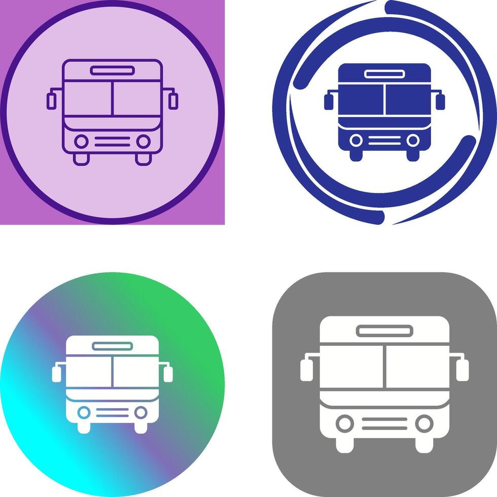 Bus Icon Design vector
