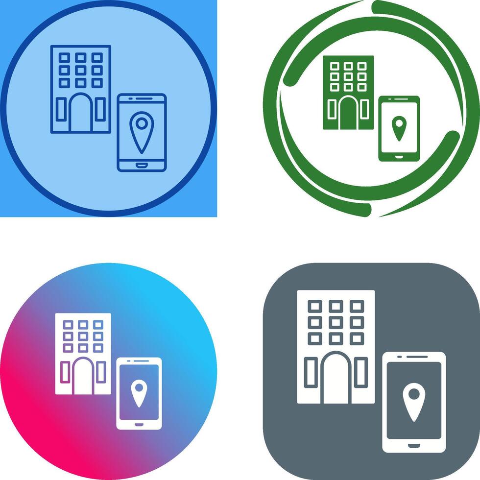 Find Hotel Icon Design vector