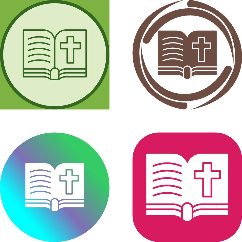 bible Icon Design vector