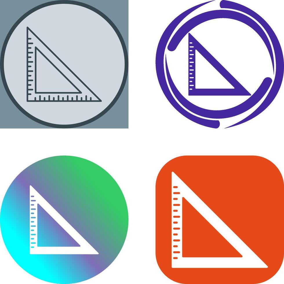 Set Square Icon Design vector