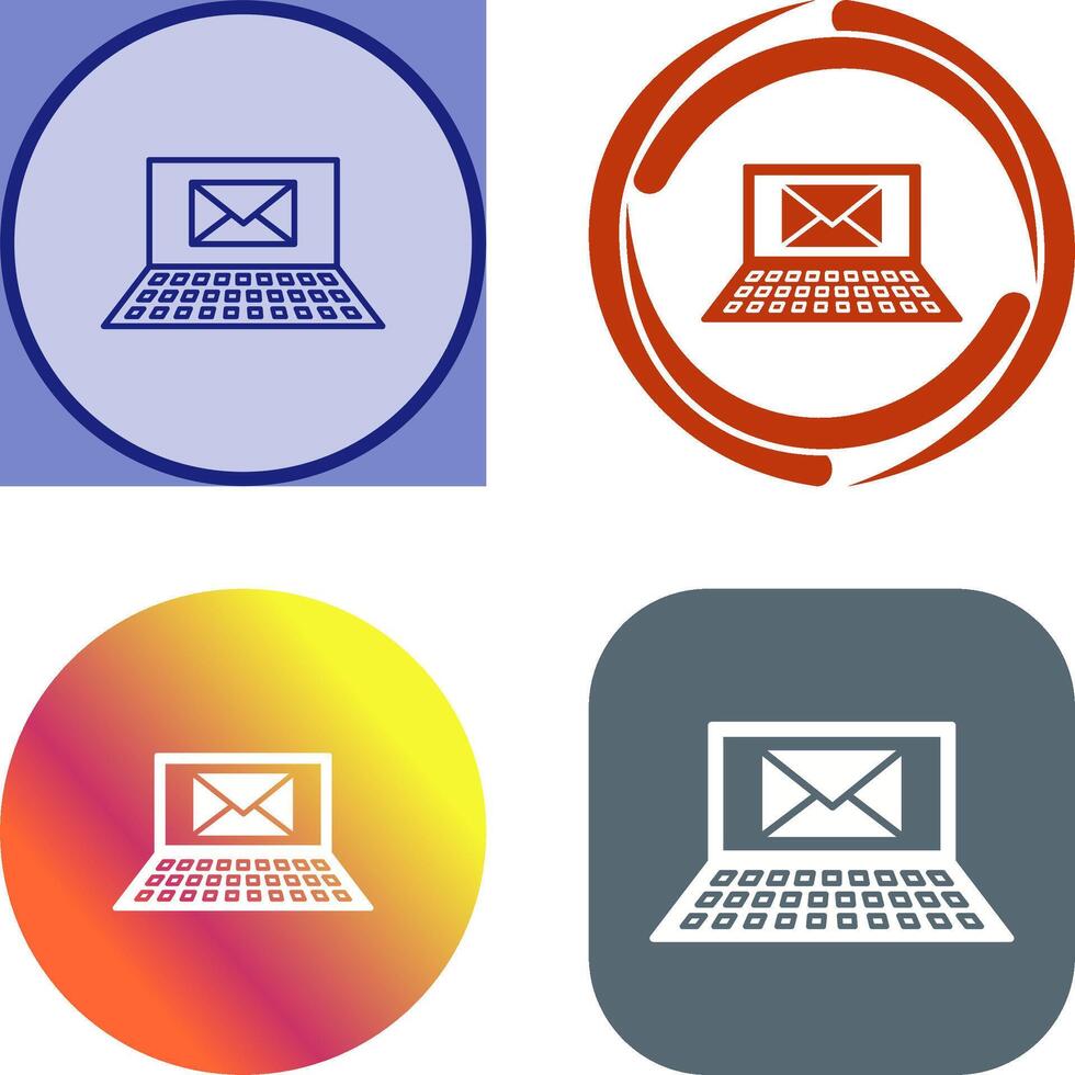 Unique Emails Icon Design vector