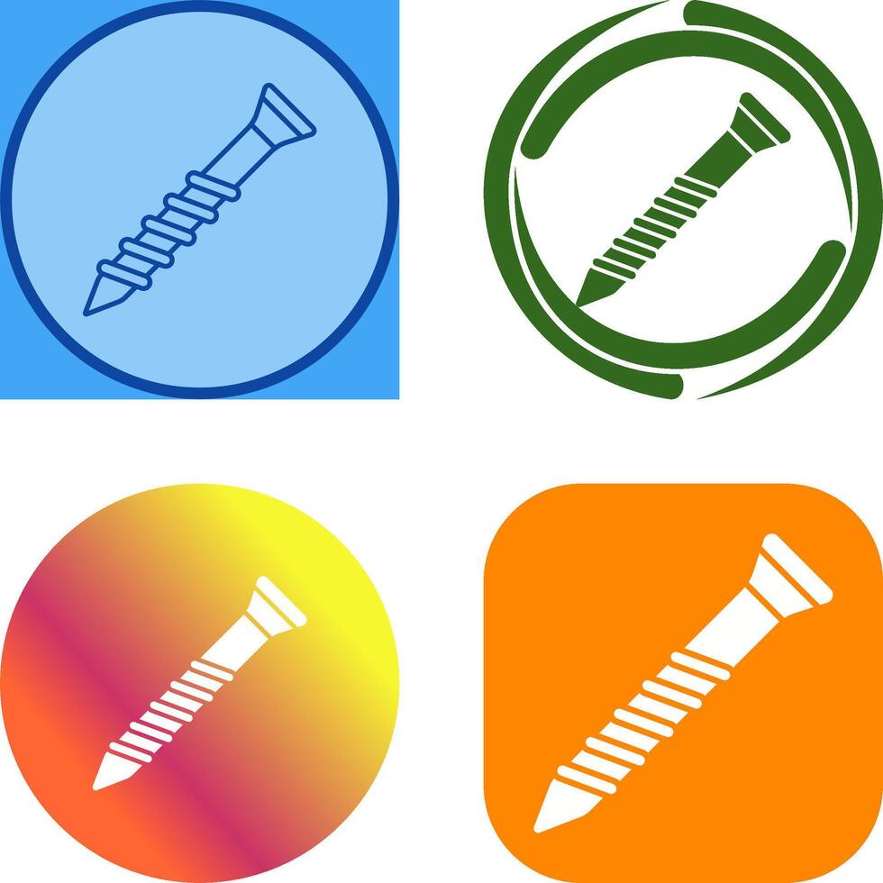 Screw Icon Design vector