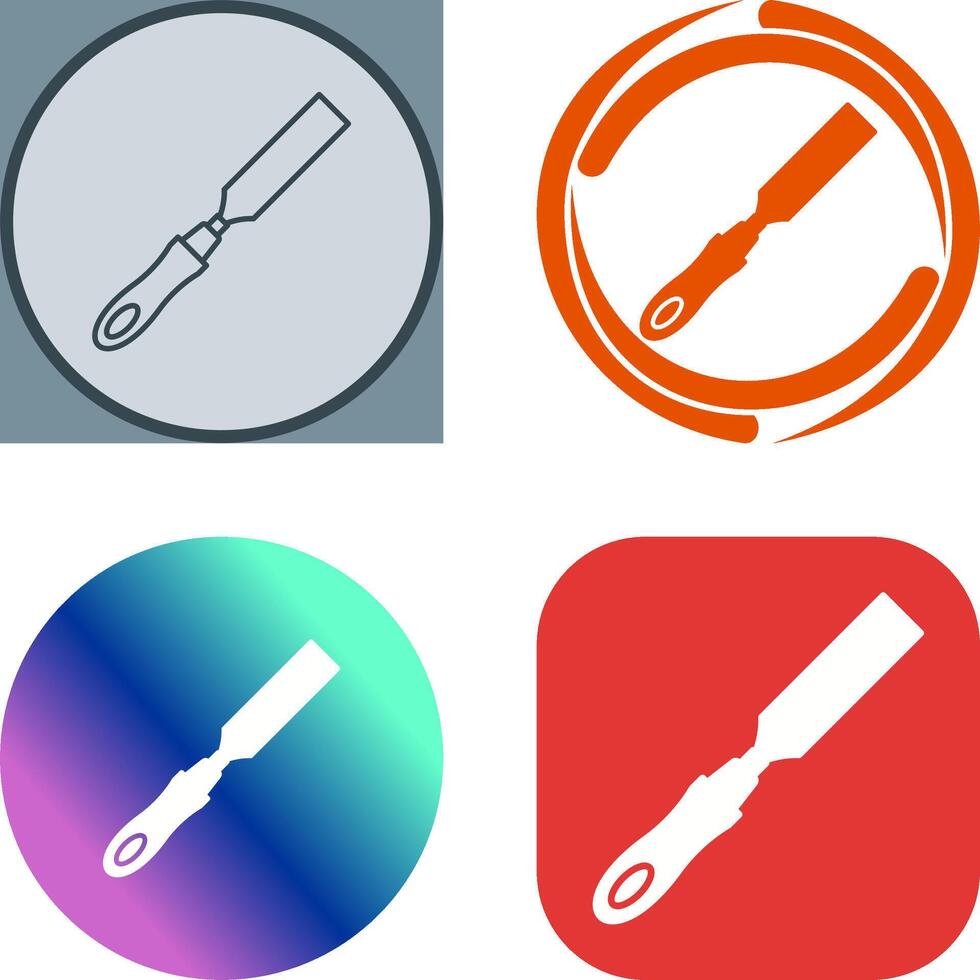 Chisel Icon Design vector