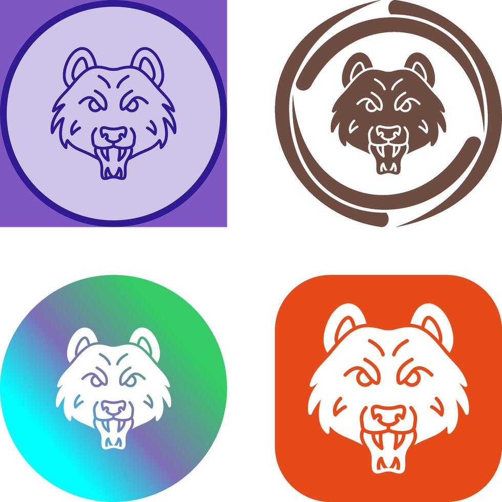 Bear Icon Design vector