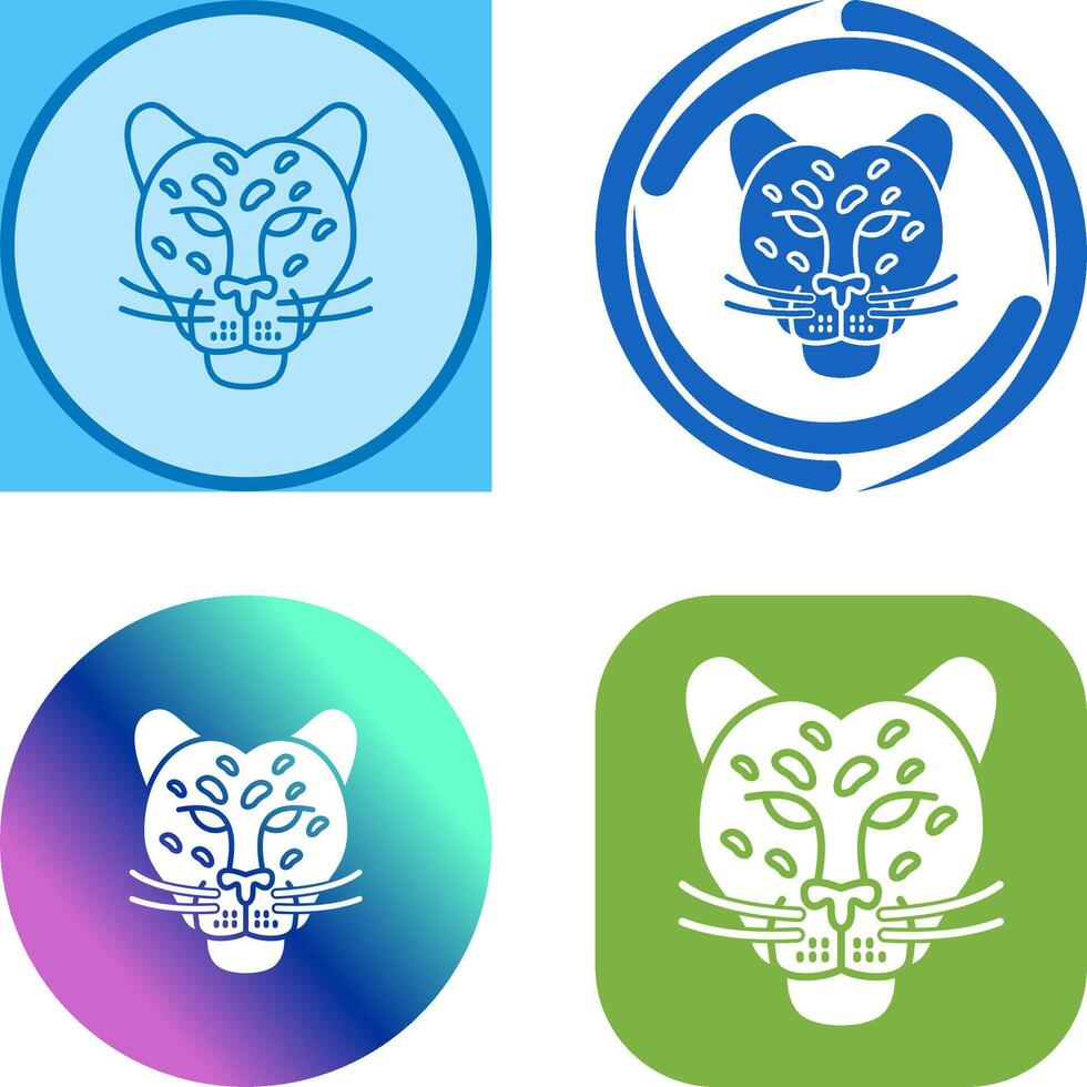 Jaguar Icon Design vector