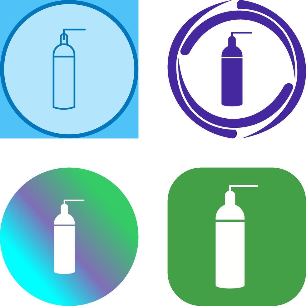 Unique Oxygen Tanks Icon Design vector