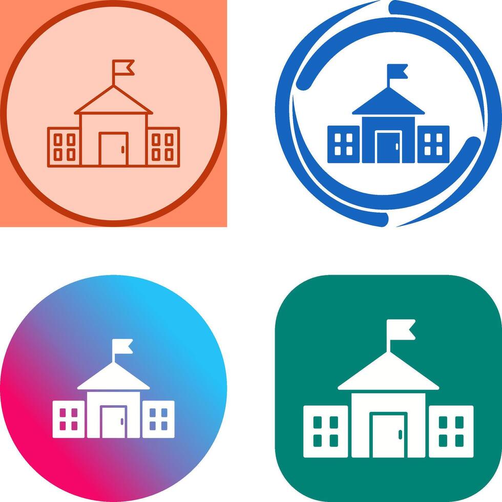 Presidential Building Icon Design vector