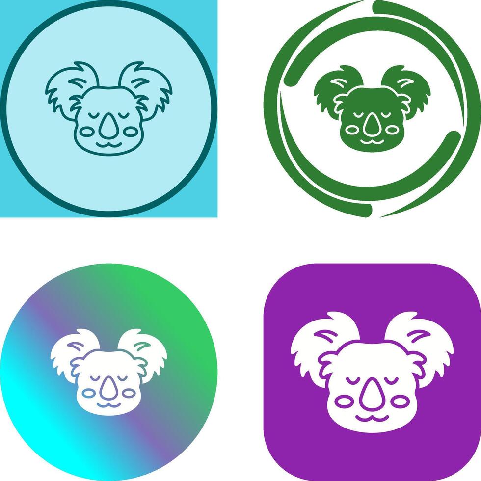 Koala Icon Design vector