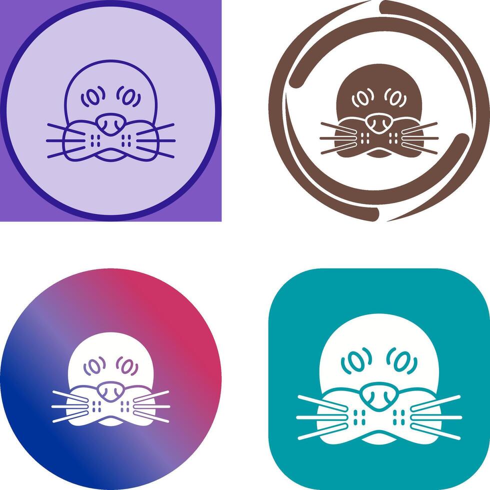 Seal Icon Design vector