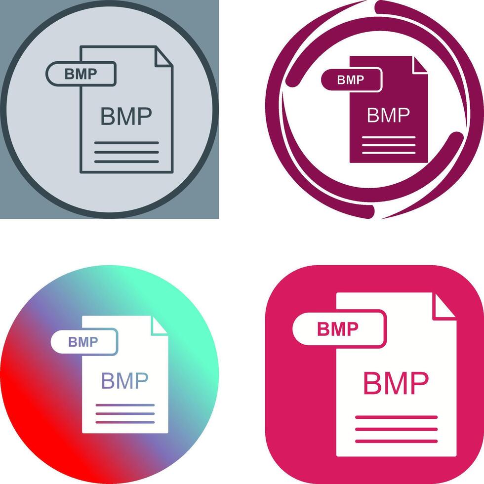 BMP Icon Design vector