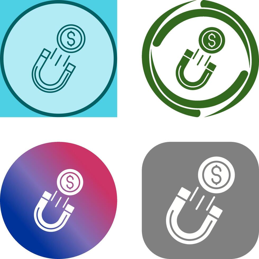 Stealing Money Icon Design vector