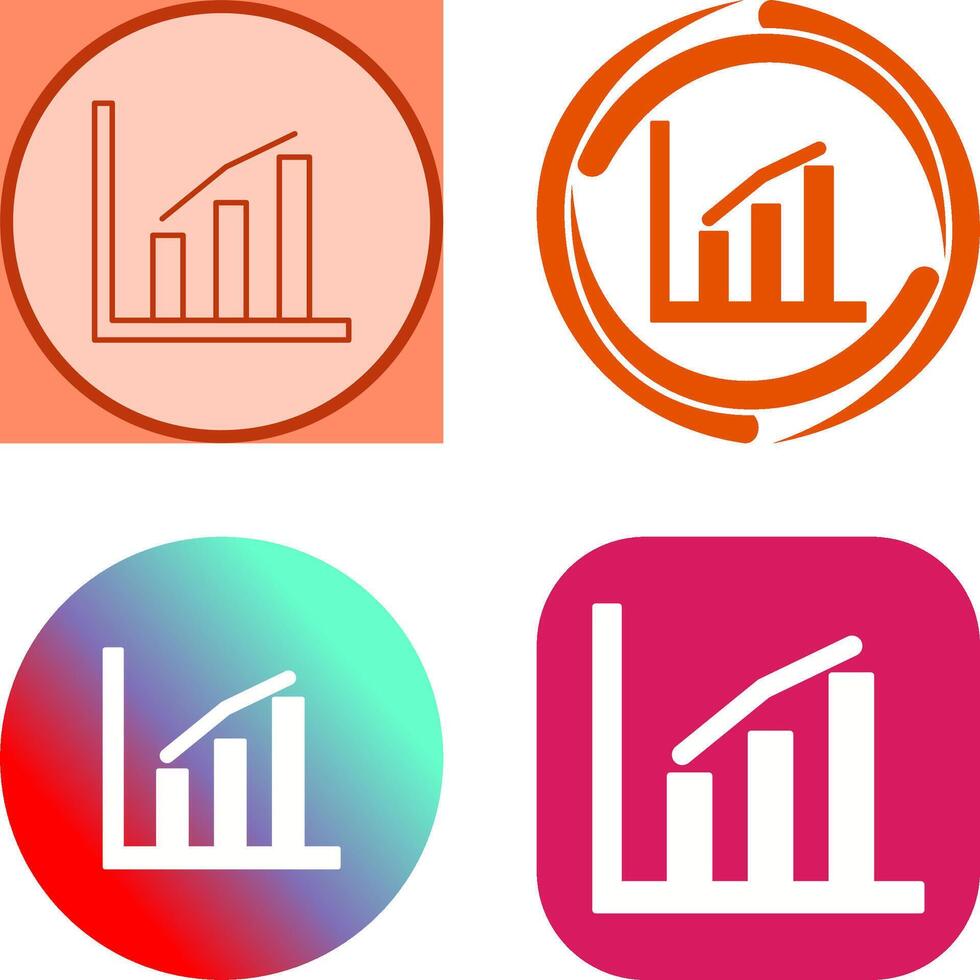 Statistics Icon Design vector