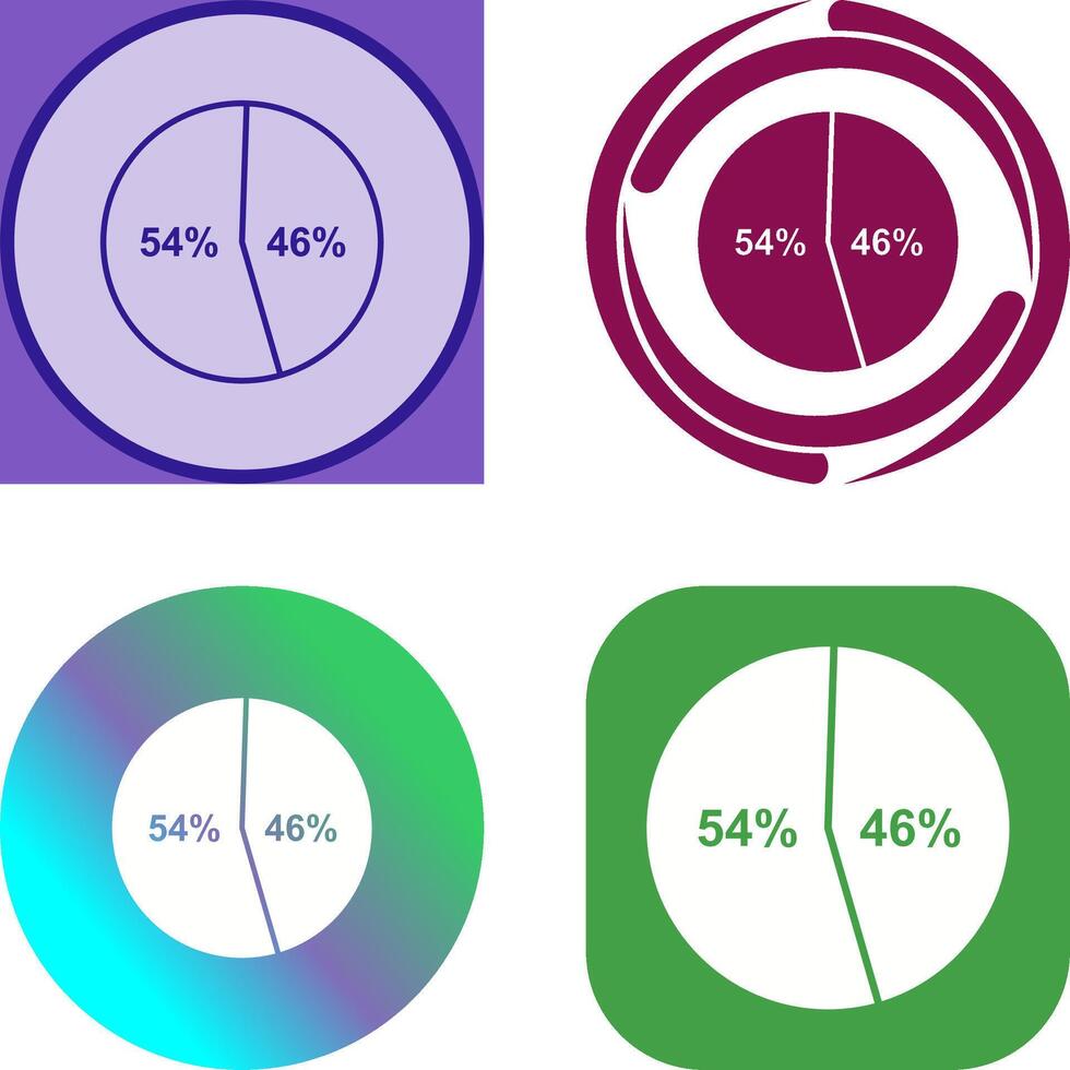 Candidate Stats Icon Design vector