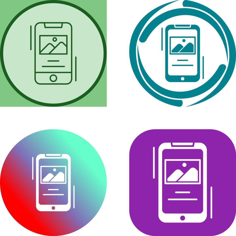 Gallery Icon Design vector