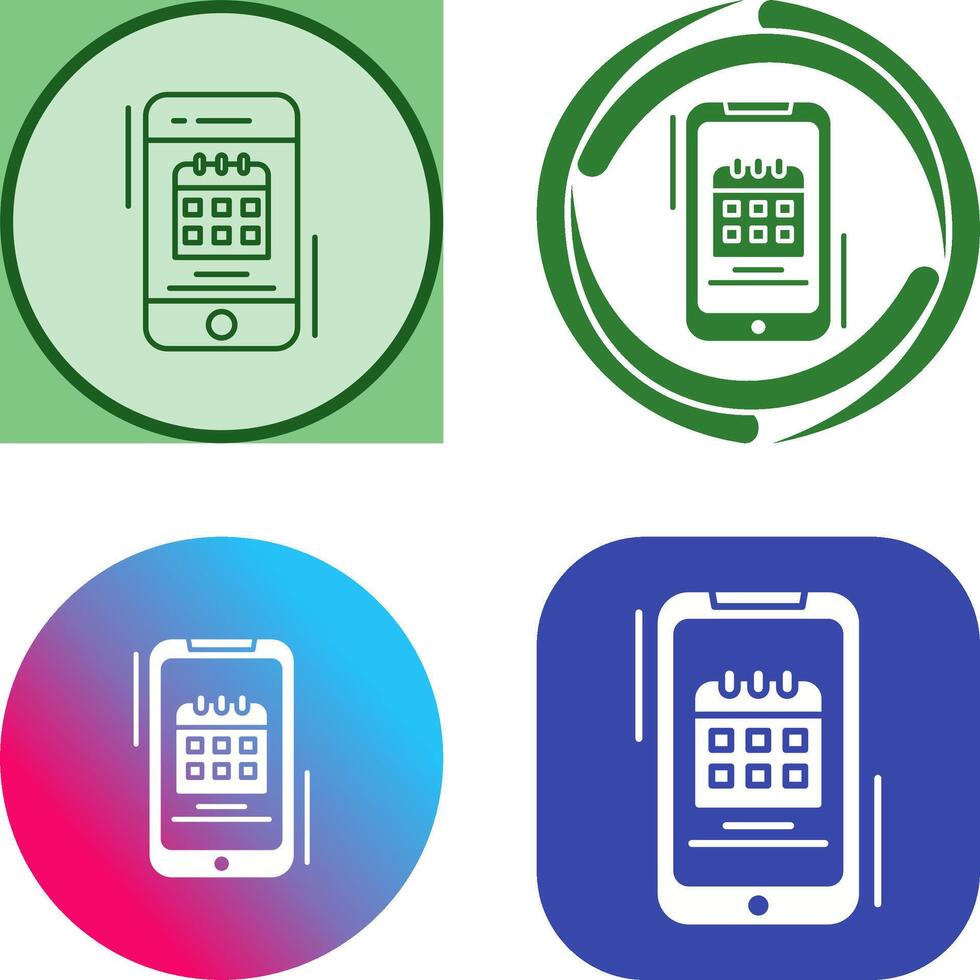 Calendar Icon Design vector
