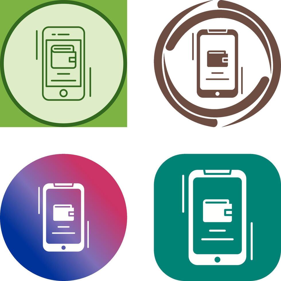 E-wallet Icon Design vector