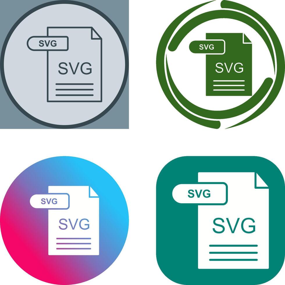 SVG Icon Design vector