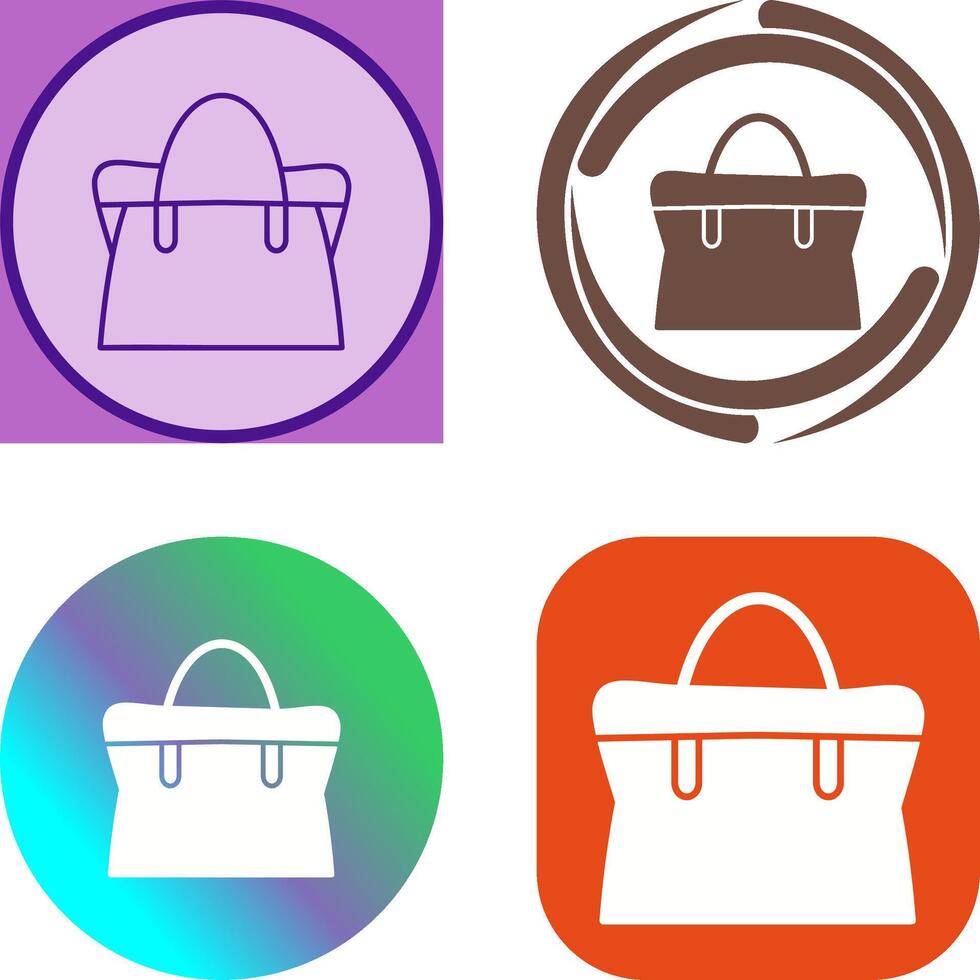 Bag Icon Design vector