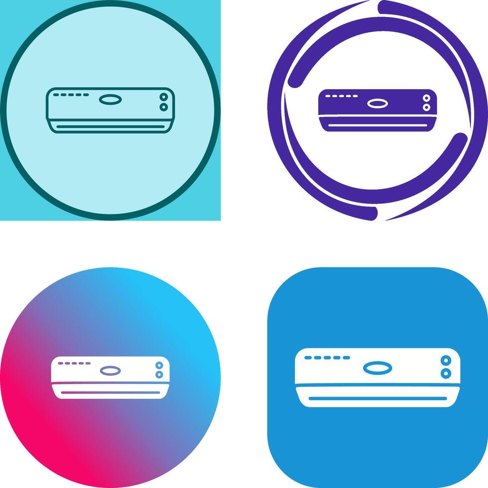 Air Conditioner Icon Design vector