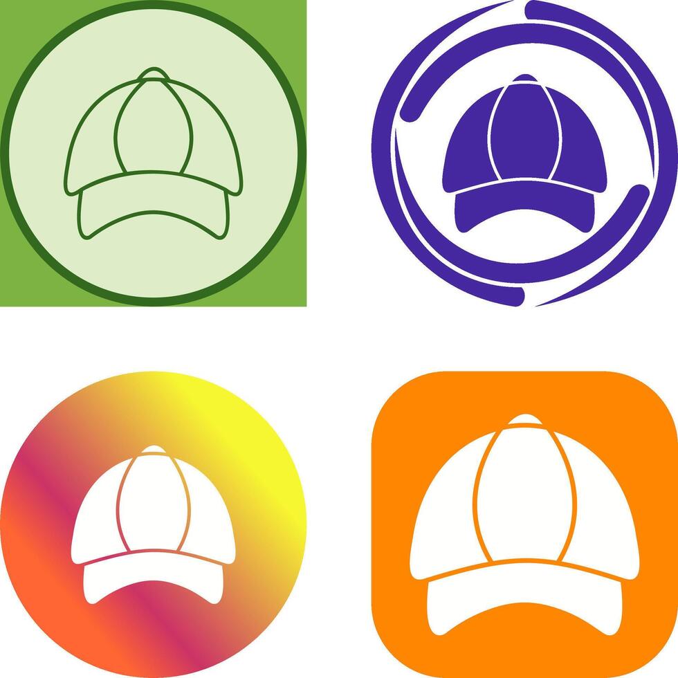 P Cap Icon Design vector