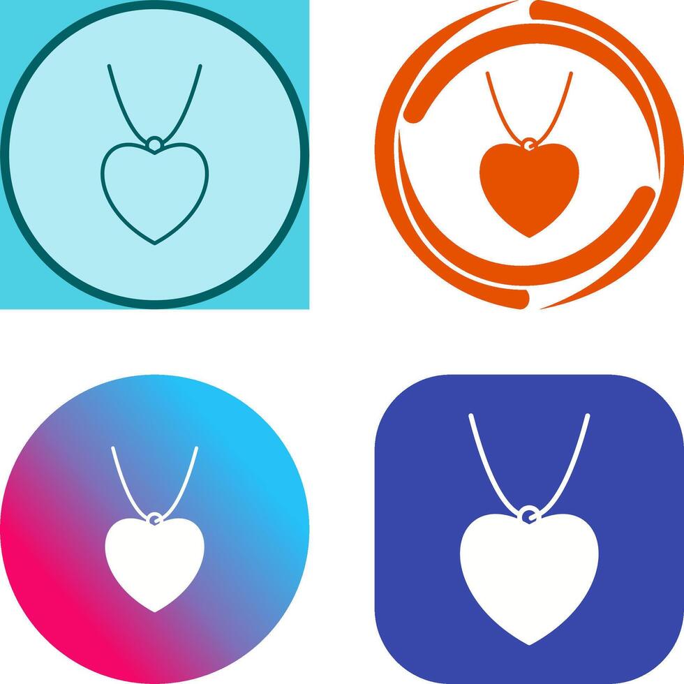 Locket Icon Design vector