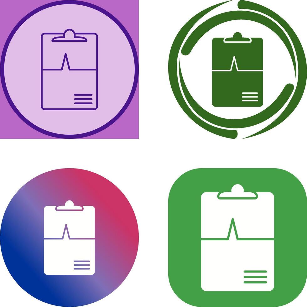 Clipboard Icon Design vector