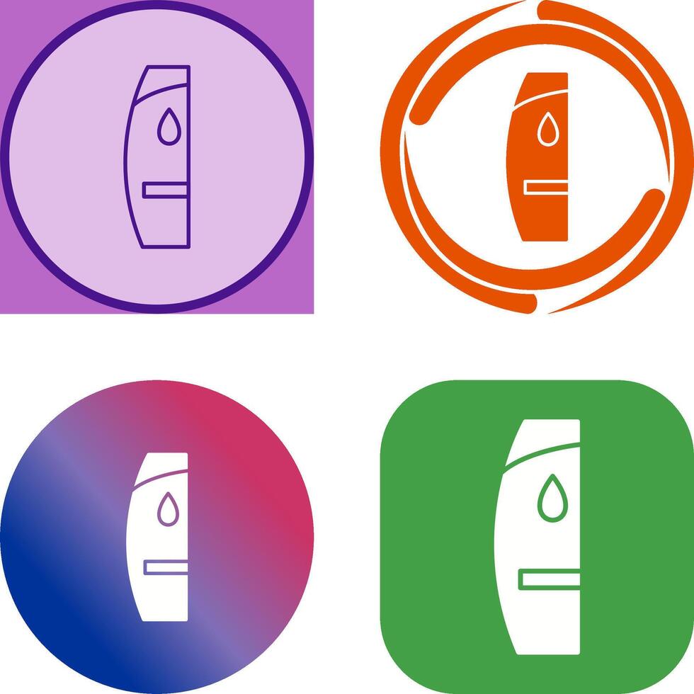 Shampoo Icon Design vector