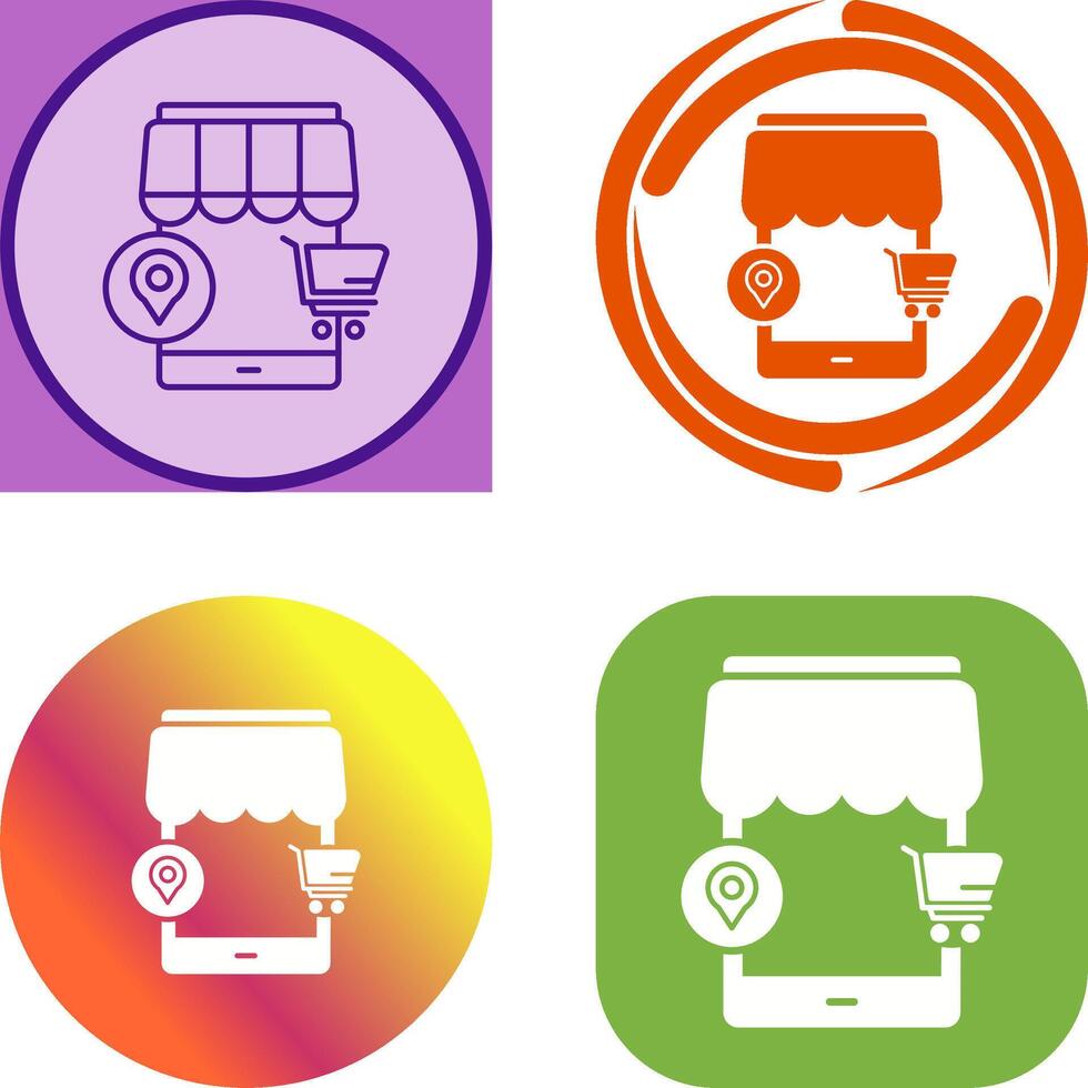 Pin Icon Design vector