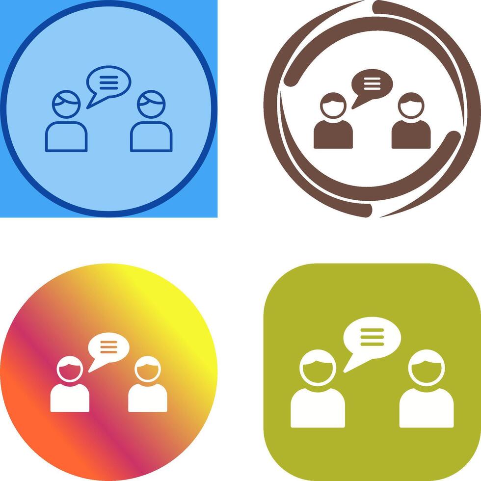 Chatting Icon Design vector