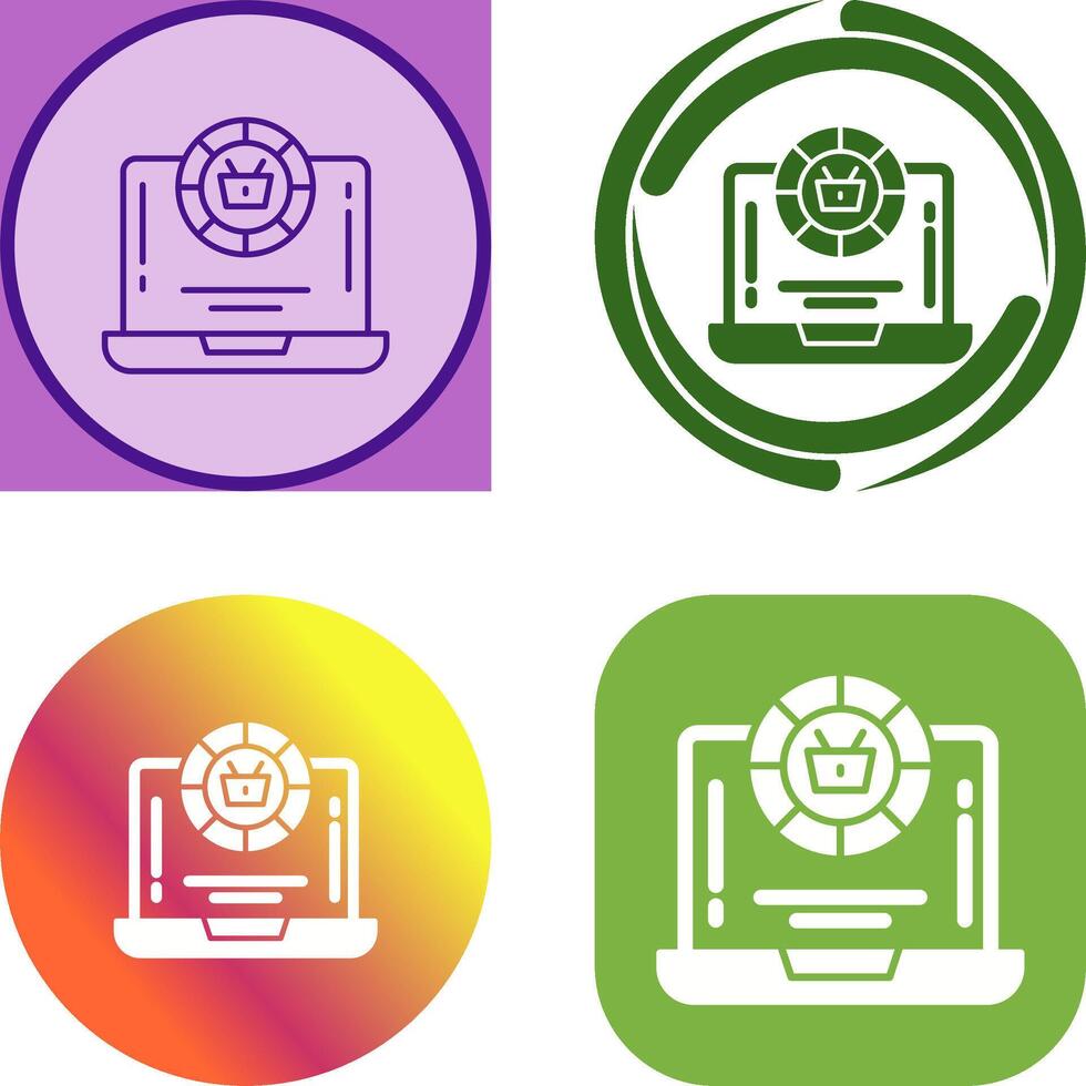 Token Icon Design vector