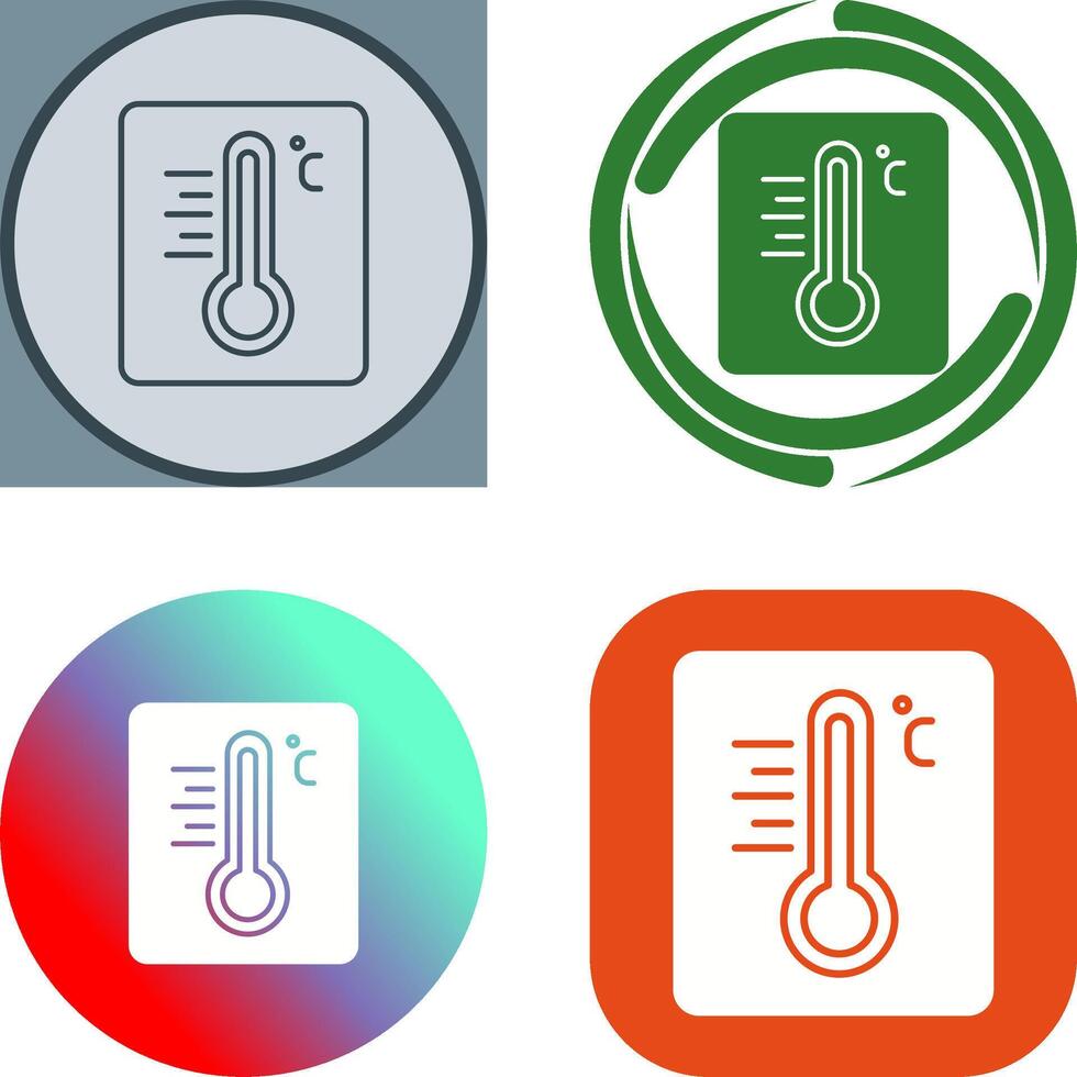 Thermometer Icon Design vector