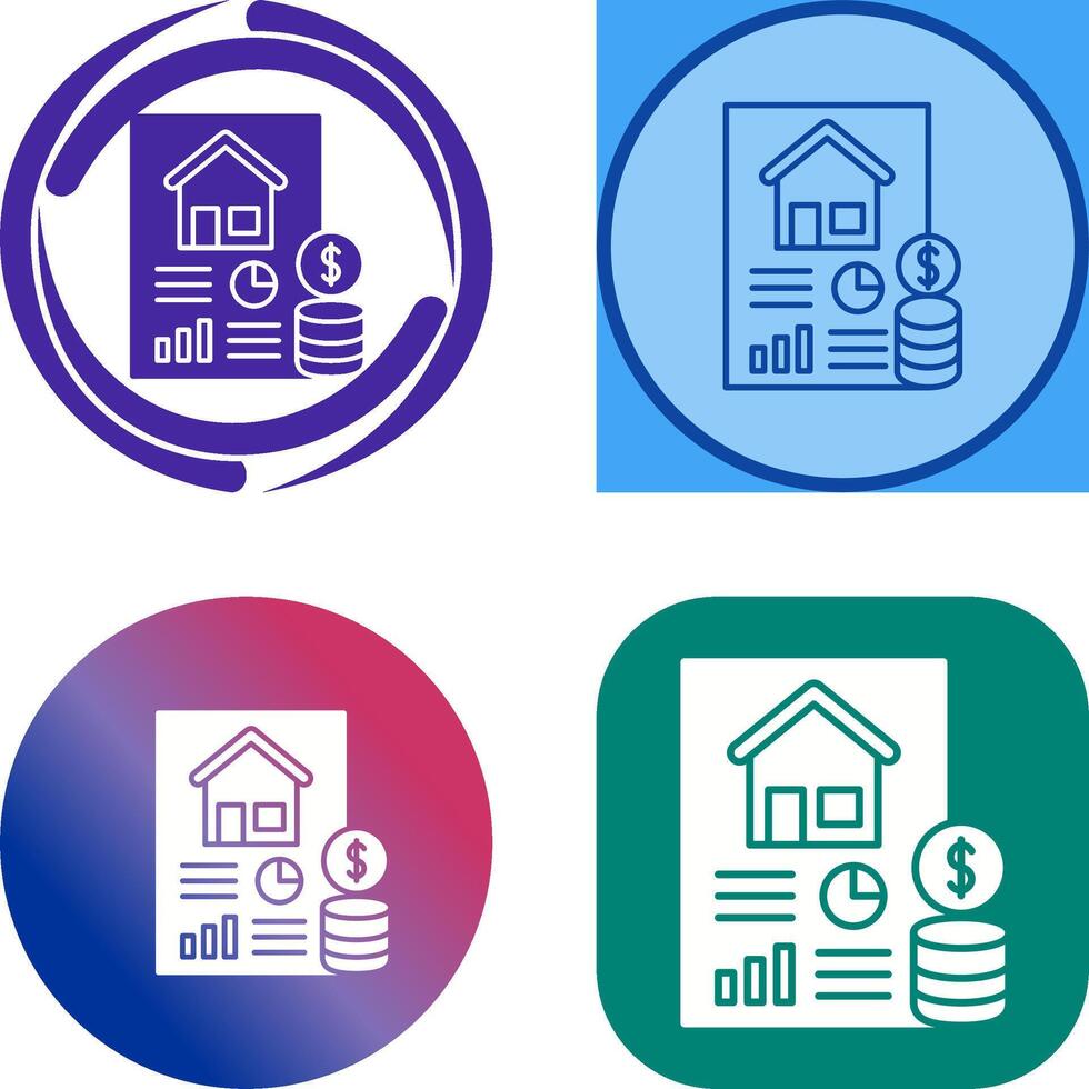 Loan Icon Design vector