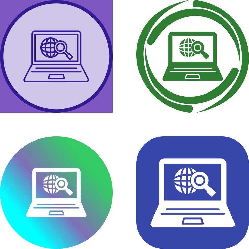 Explore Icon Design vector