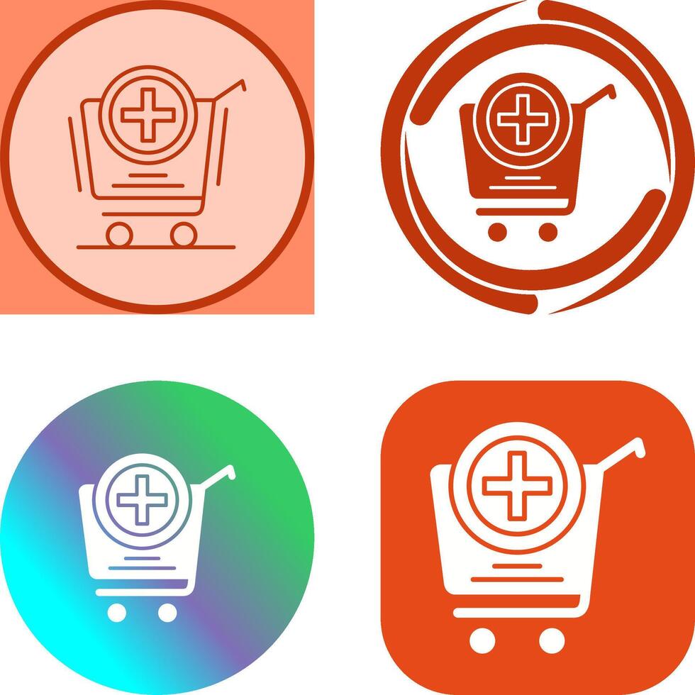 Add to Cart Icon Design vector