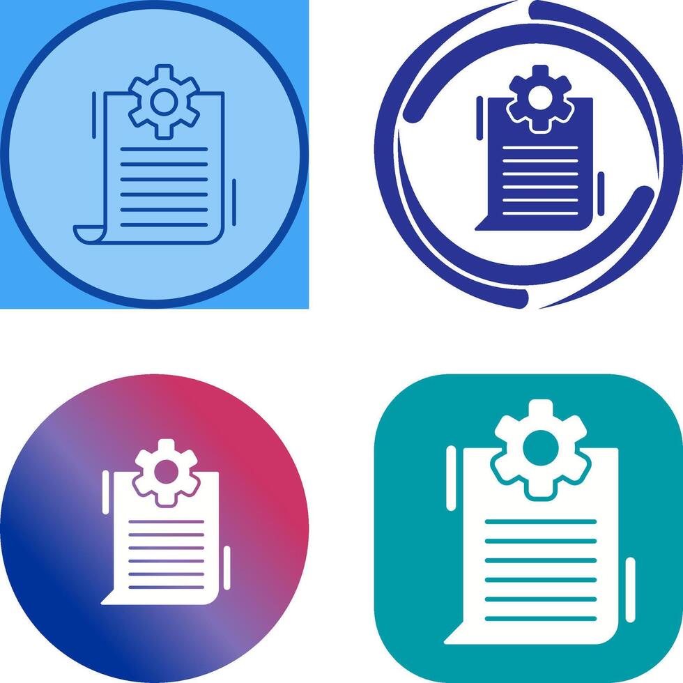 Content Management Icon Design vector
