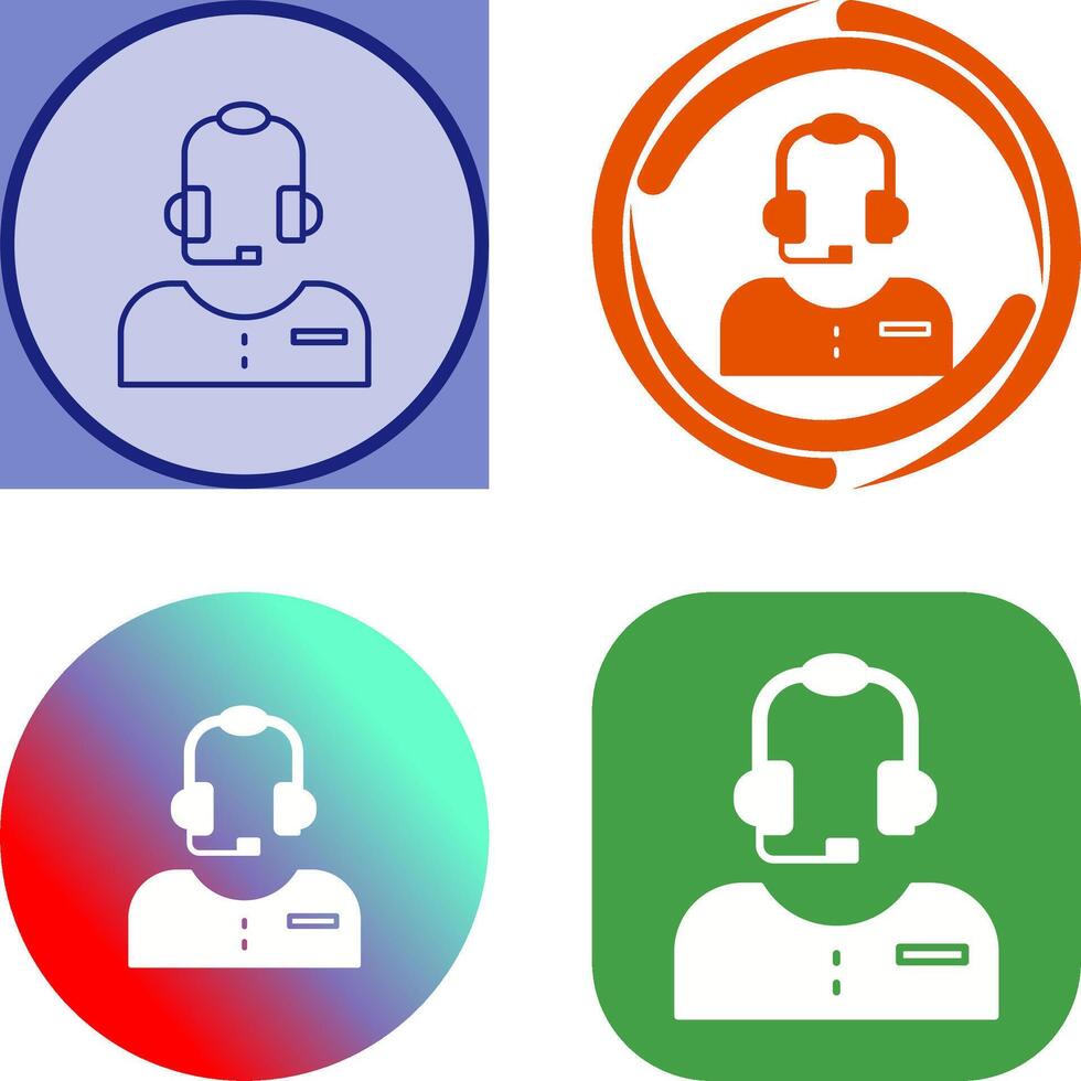 Customer Service Icon Design vector
