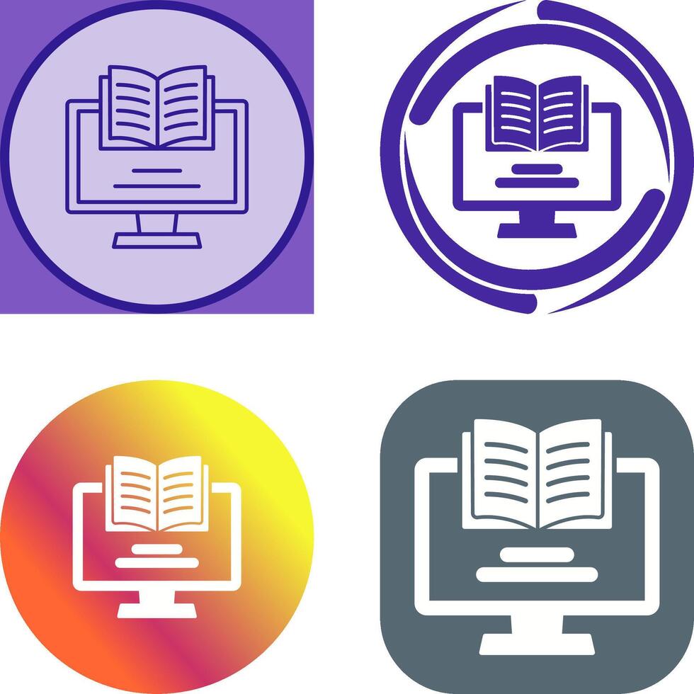 Monitor Icon Design vector