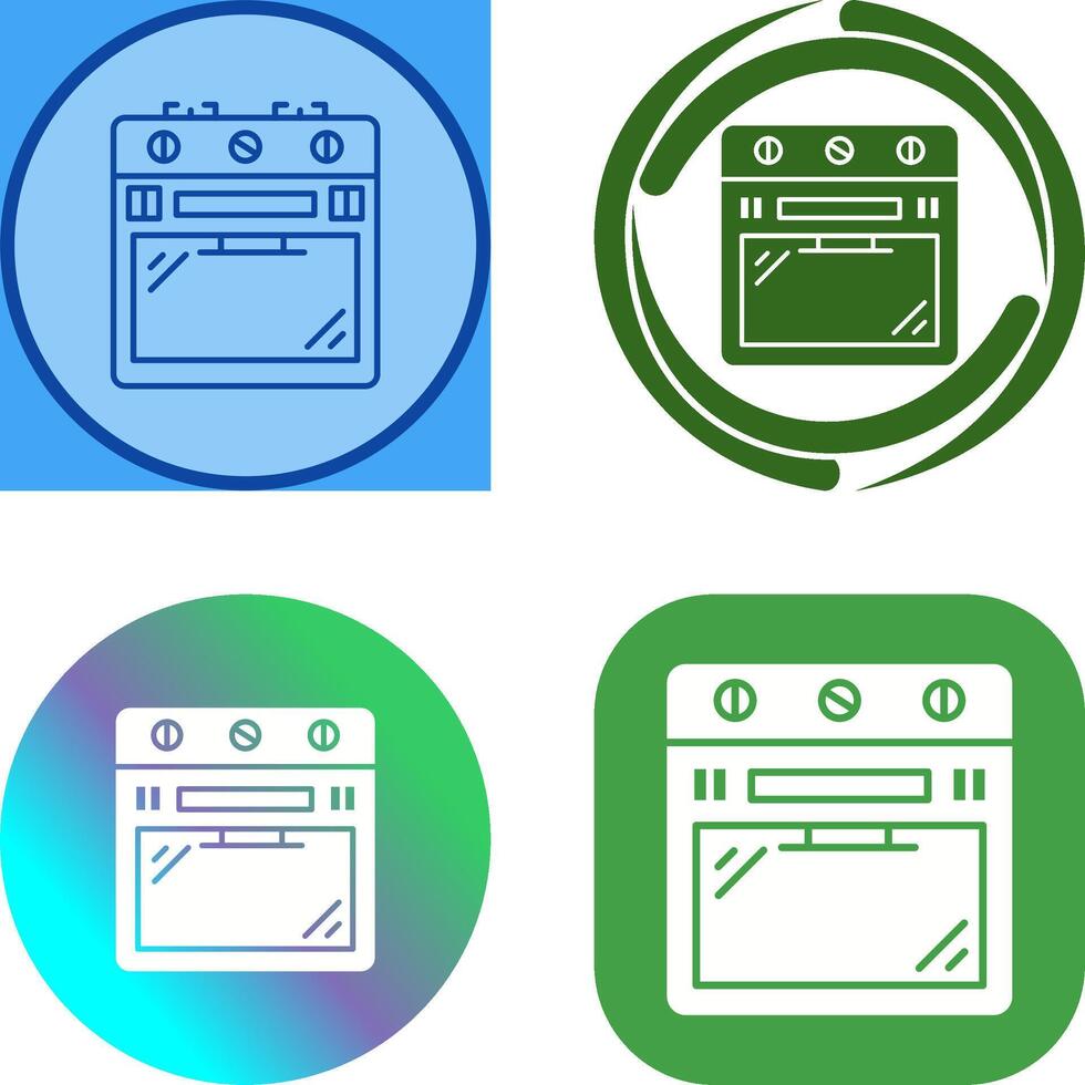 Stove Icon Design vector